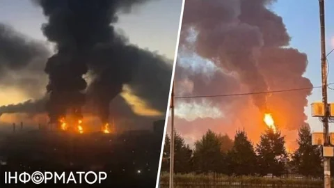 У Москві після масованої атаки дронів спалахнула найбільша нафтобаза регіону та НПЗ у Капотні