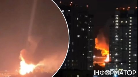 В Подмосковье вспыхнул масштабный пожар на стоянке грузовиков - сообщают о взрывах