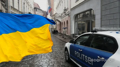 У Естонії засудили чоловіка за напис "Слава Росії" на українському прапорі
