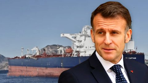 Франция перехватила танкер теневого флота РФ в Индийском океане – Макрон