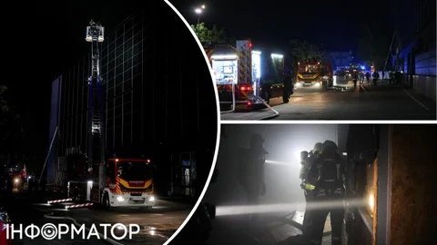 У Луцьку уламки дрона впали на розважальний центр - виникла пожежа
