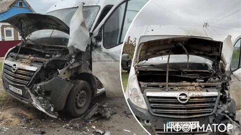 В Краматорске россияне уничтожили автомобили волонтеров, занимающихся эвакуацией гражданского населения