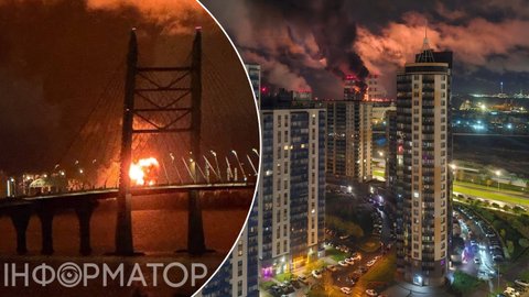 Массированная атака на Санкт-Петербург - горит нефтетерминал, поражен дата-центр ВКонтакте, часть города без света