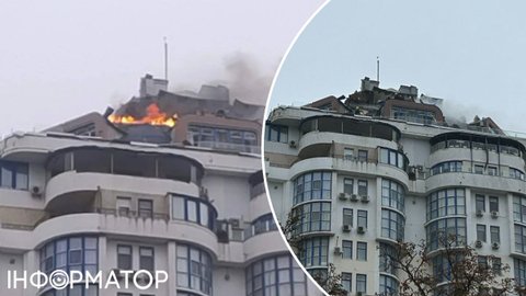 В Одесі після російської атаки загорівся дах багатоповерхівки — є постраждалі