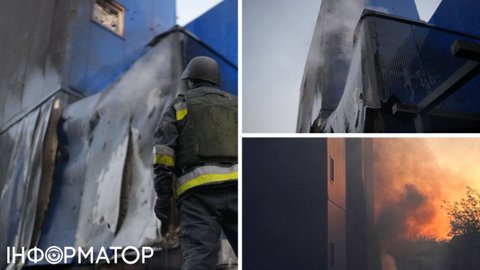 Россияне атаковали торговый объект в Запорожье – вспыхнул пожар
