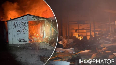 Нічна атака на Одещину - ворог кілька разів ударив по підприємству та гаражному кооперативу