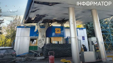 Войска РФ ударили дроном по АЗК Укрнафты на Днепропетровщине — есть раненый
