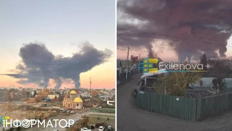 В Новокуйбышевске Самарской области вспыхнул НПЗ после атаки дронов