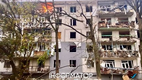 Росія вдарила по Павлограду - у місті пошкоджені багатоповерхівки, є поранені