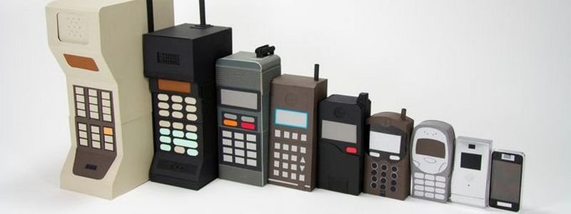 Как изменились мобильные телефоны за 40 лет