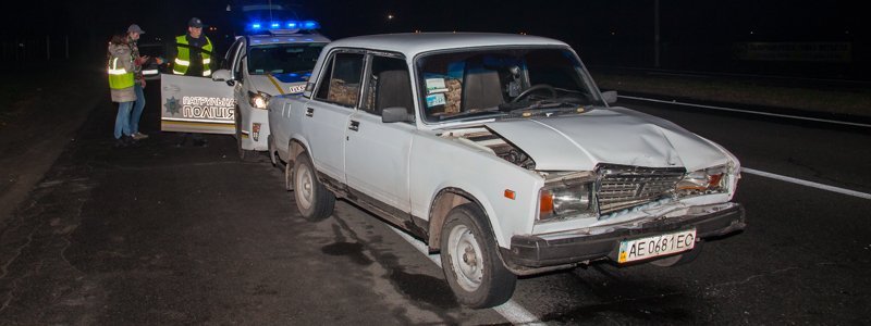 ДТП на Донецком шоссе: столкнулись Mazda и Жигули