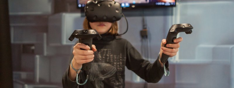 В Днепре детям дали возможность побывать в виртуальной реальности