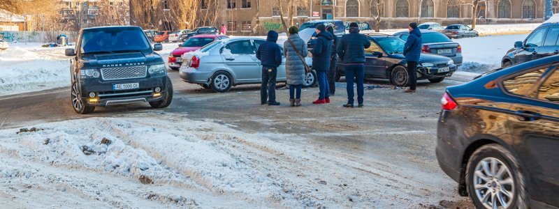 На пересечении улиц Херсонской и Владимира Антоновича столкнулись два авто