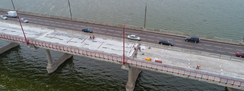 Новый мост в Днепре планируют полностью перекрывать ночью