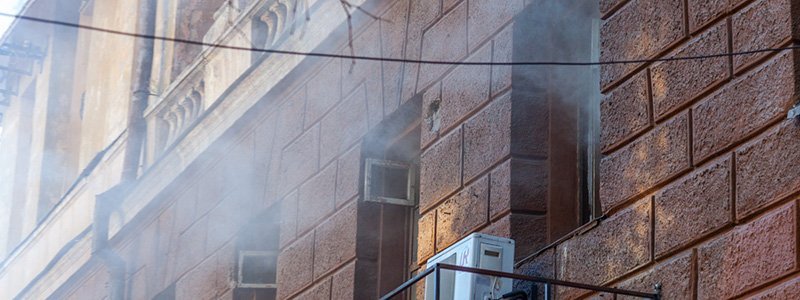 В центре Днепра горел офис КП "Благоустрій"