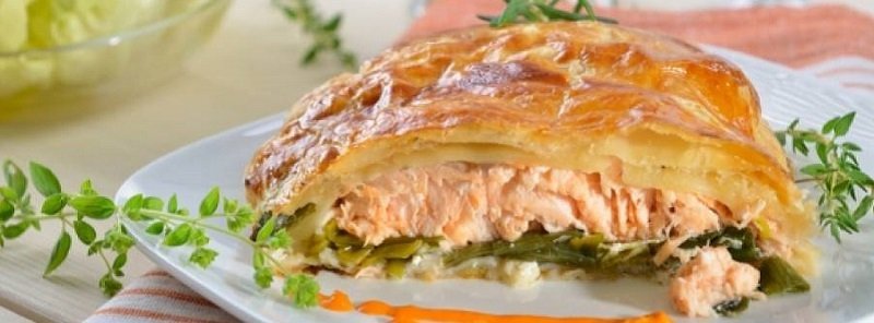 Полезные и вкусные рецепты: как приготовить пирог с лососем