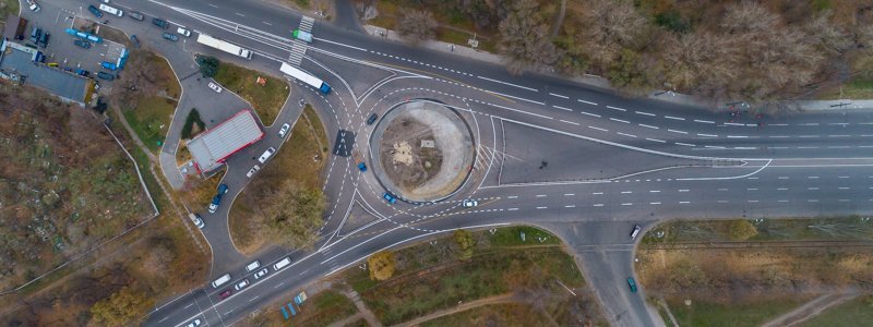В Днепре завершаются работы по перепланировке «кольца» на Запорожском шоссе