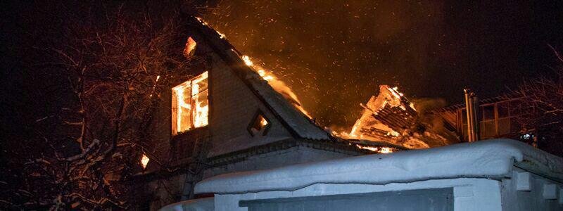 В Днепре пожар в частном доме унес жизнь 71-летнего мужчины