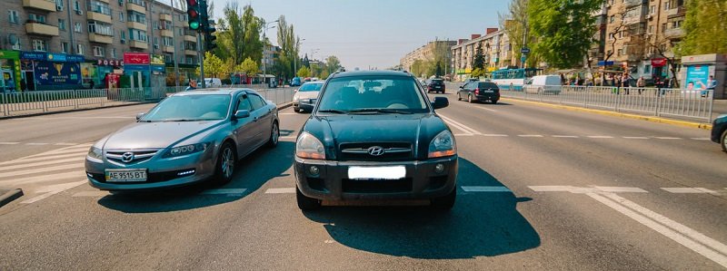 В Днепре на Слобожанском проспекте Hyundai сбил женщину