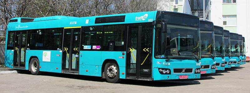 В Днепре на маршруты выйдут новые автобусы Volvo