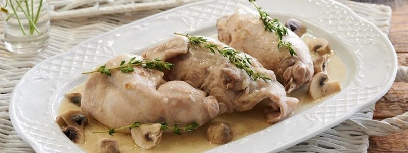 Полезные и вкусные рецепты: как приготовить фрикасе из кролика с тимьяном