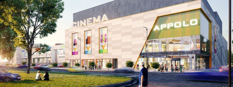В Днепре ТРЦ APPOLO появится 7-зальный кинотеатр и fashion-галерея