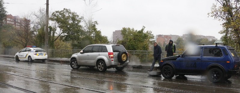 На улице Чернышевского столкнулись четыре автомобиля (ФОТО, ВИДЕО)