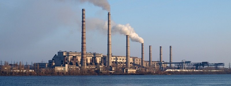 ДТЭК рассказали, почему на Приднепровской ТЭС был черный дым