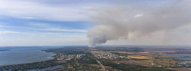 За сутки в Днепропетровской области сгорело 96 гектаров растительности