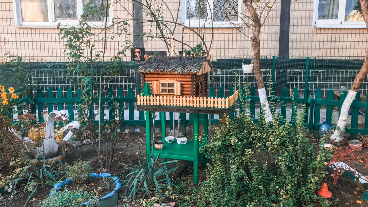 В Днепре мужчина создал для котиков домик с подогревом