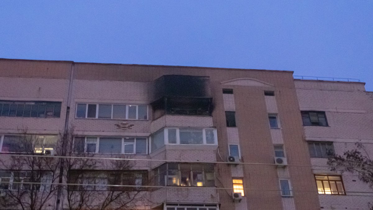 В Днепре на Шмидта сгорела квартира в многоэтажке