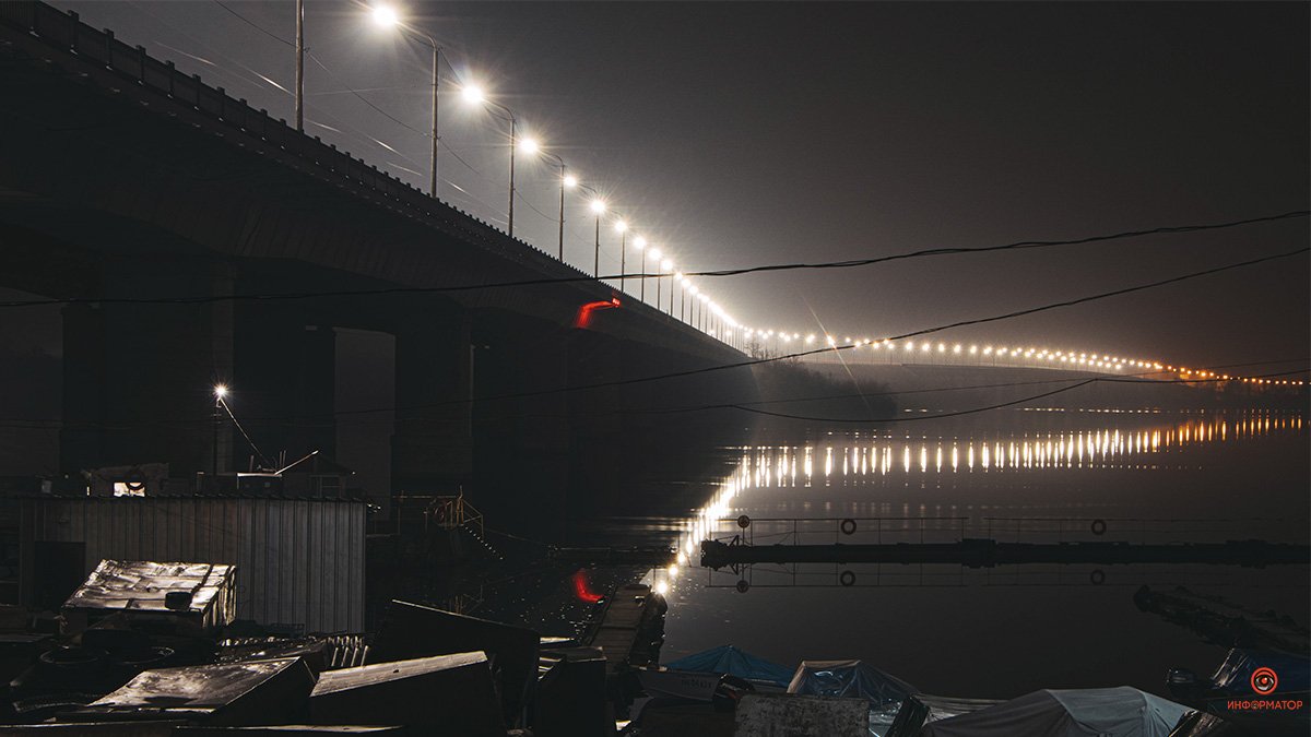 Движение и покой: как проходит ночь на Кайдакском мосту