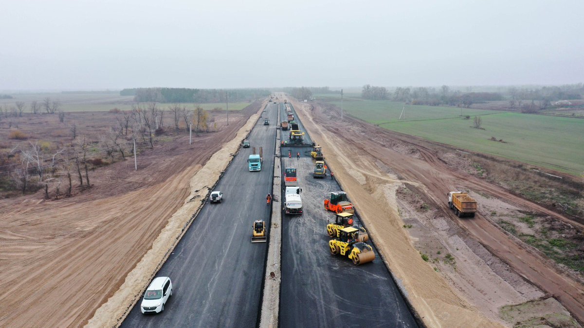 Четырехполосная трасса Днепр-Киев: в 2020 году планируют построить 17 километров дороги