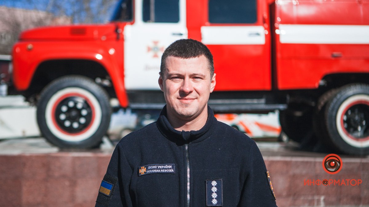 Хочу работать спасателем: пожарный из Днепра рассказал о котиках, математике и помогающих бабушках