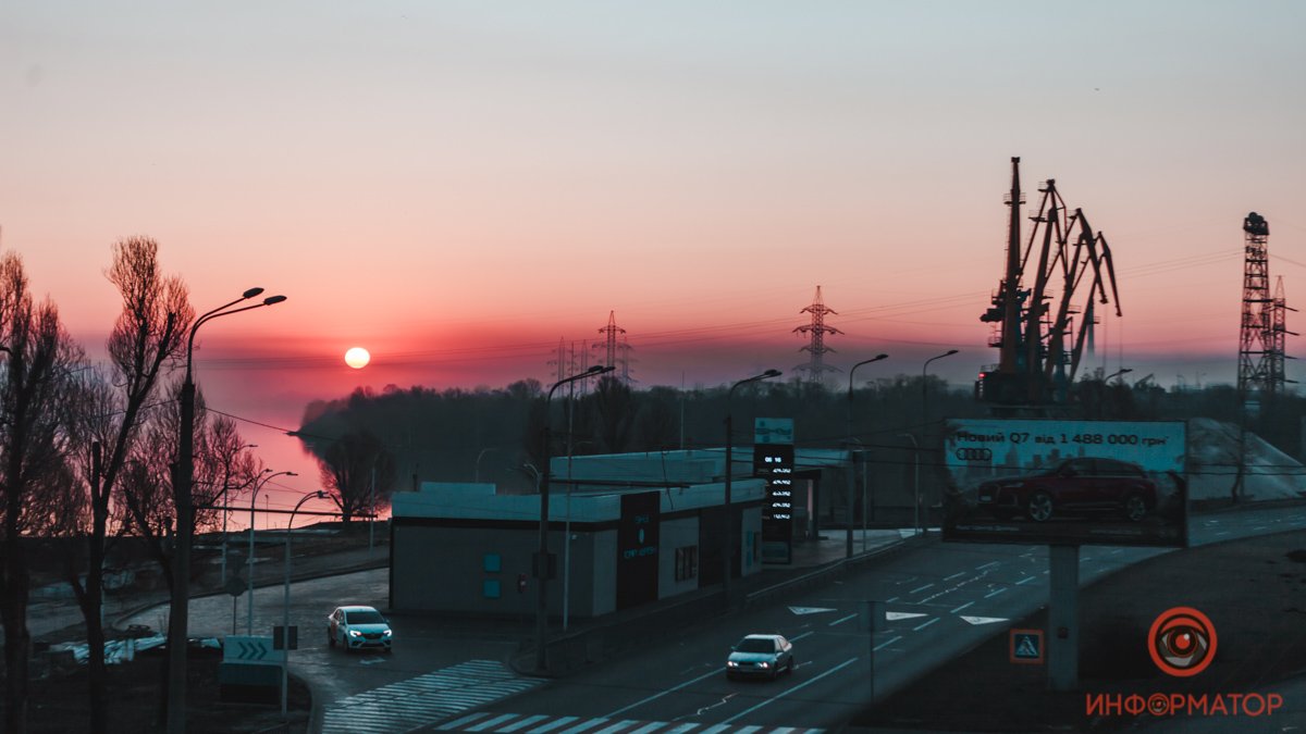 Сонный Днепр: как город встречал новый день на Кайдакском мосту
