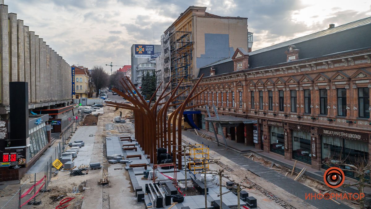 Как проходит реконструкция улицы Короленко в Днепре