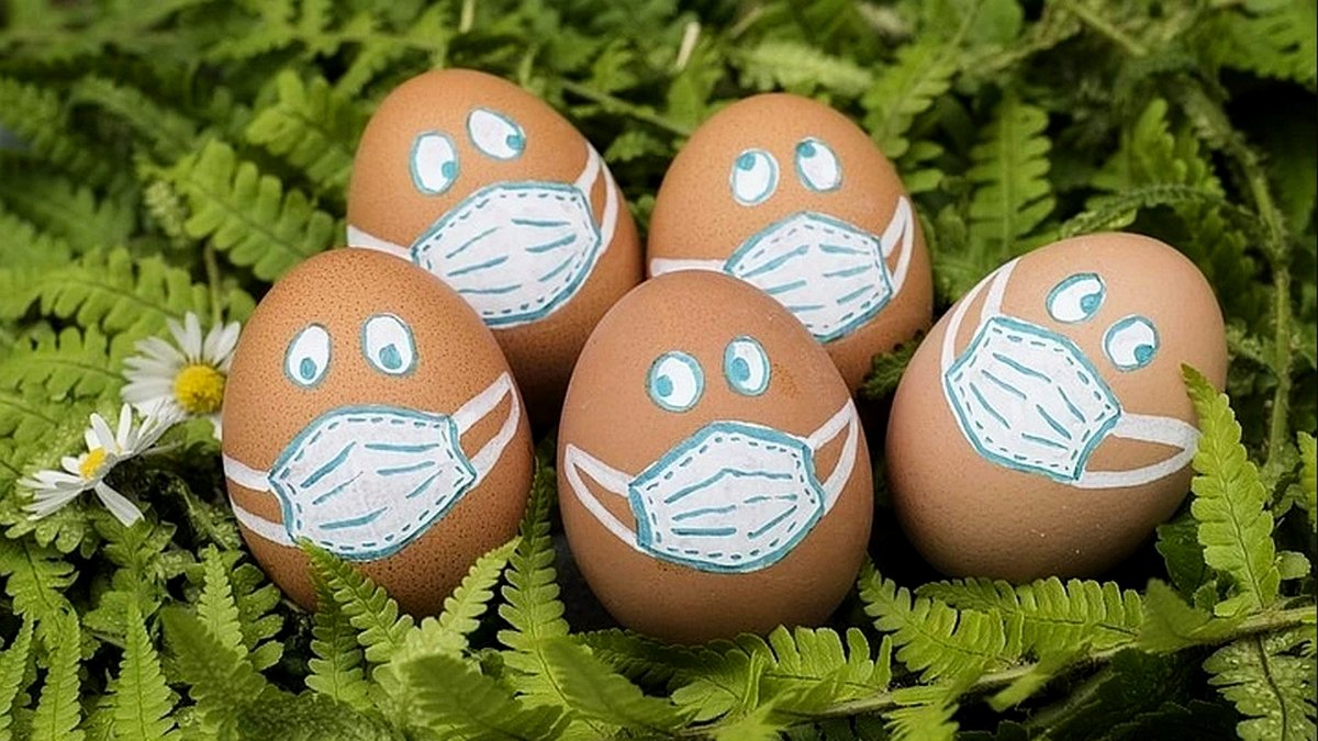 В Днепре карантинный режим соблюдают даже пасхальные яйца: ТОП фото из Instagram