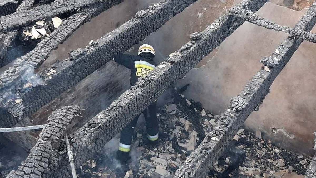 В Днепре на улице Кармелюка горел одноэтажный дом: тушили больше часа