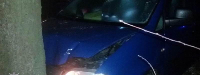 Ночная погоня на Запорожском шоссе: убегал от полиции и попал в аварию