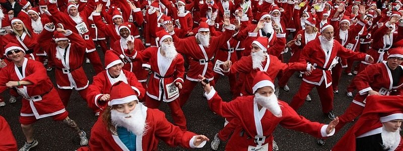В Днепре пройдет марафон Дедов Морозов