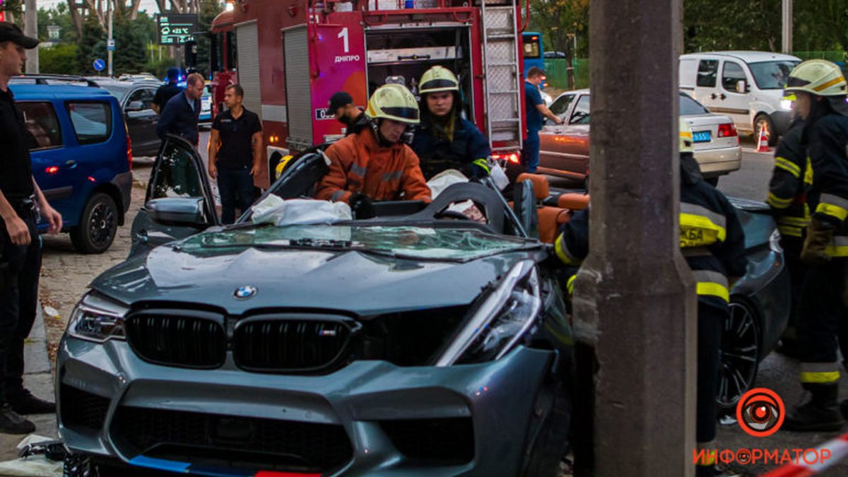 Смертельное ДТП с BMW на Набережной Победы в Днепре: появилось новое видео