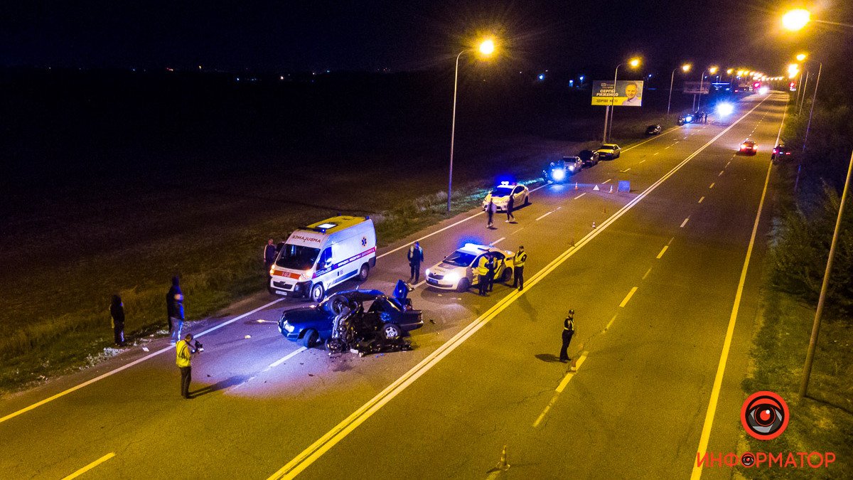 В Днепре в аварии на Аэропортовской погиб мотоциклист: полиция ищет свидетелей