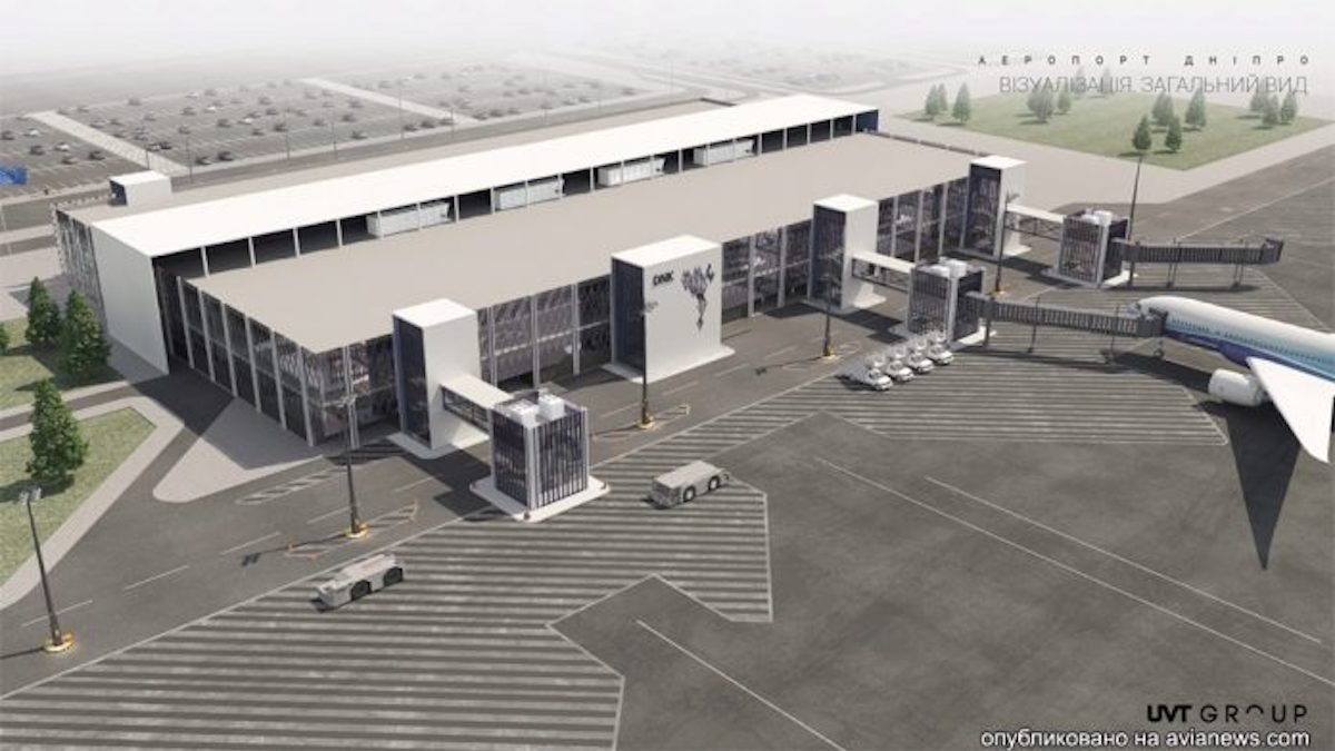 Как будет выглядеть новый терминал в аэропорту Днепра