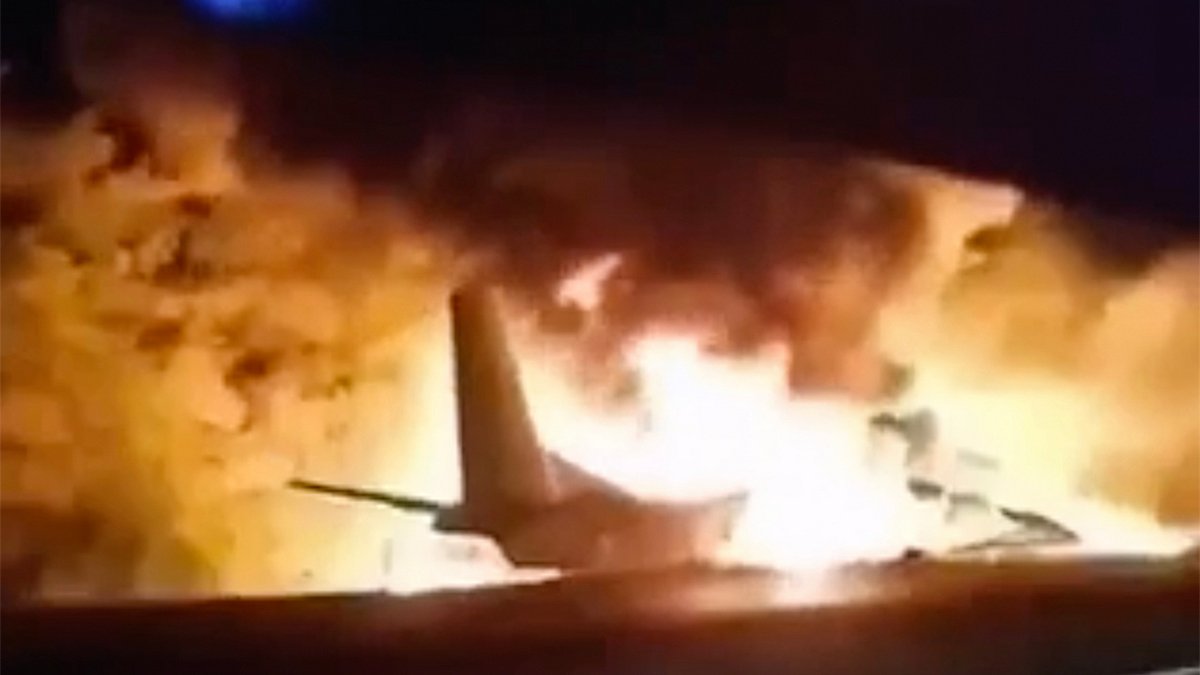 Падение самолёта под Харьковом: все подробности