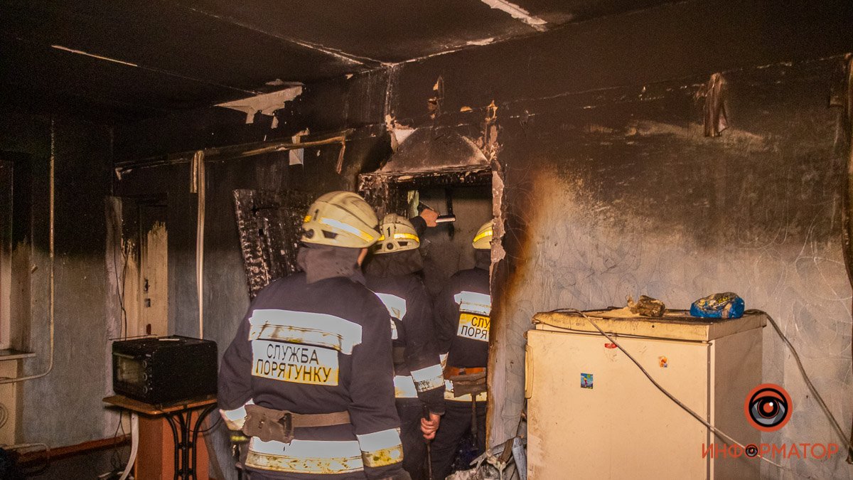 В Днепре на Моссаковского горело общежитие Строительной академии