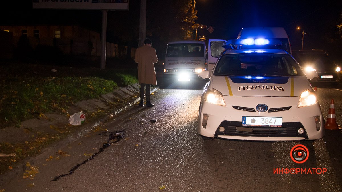 В Днепре на Ивана Мазепы Mercedes Sprinter сбил женщину