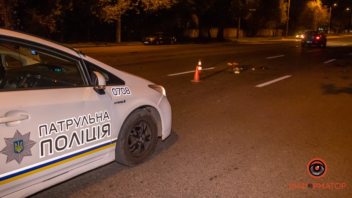 В Днепре на проспекте Хмельницкого водитель Volkswagen сбил мужчину