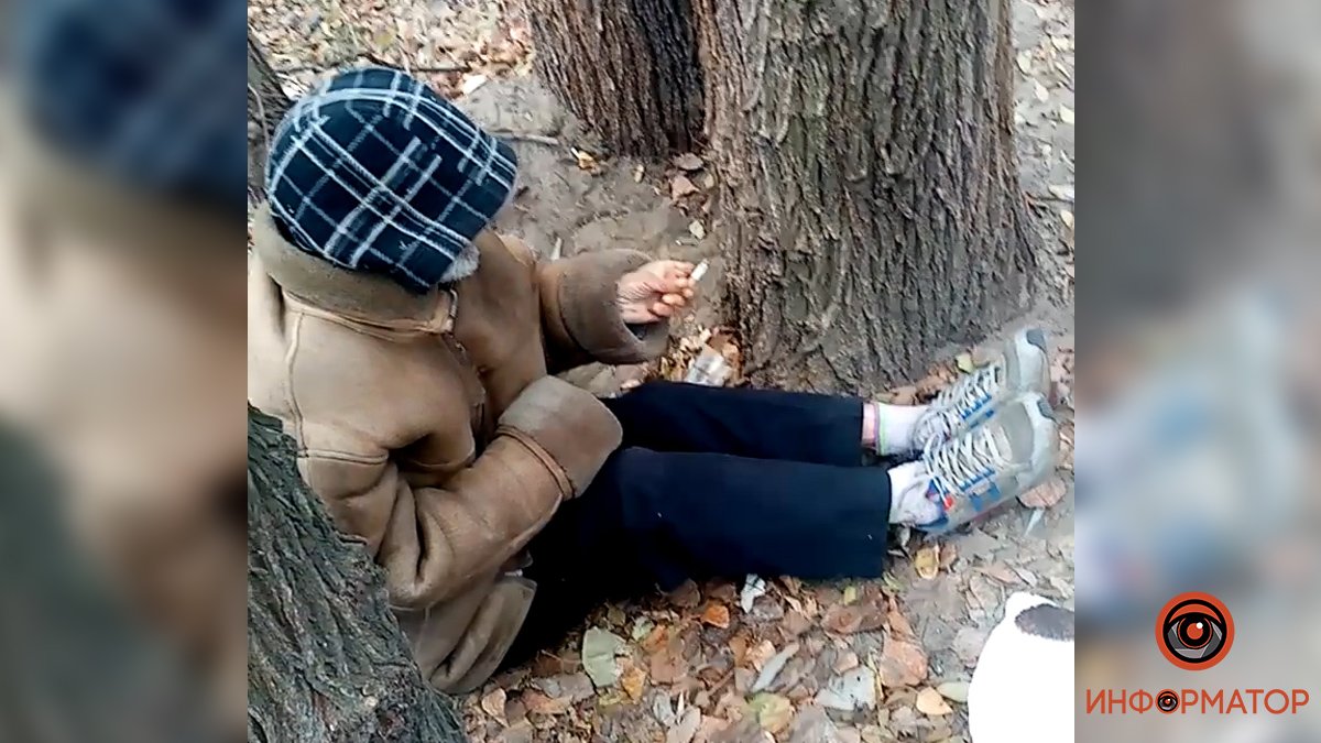 В Днепре мужчина помог бездомному, который замерзал в лесопосадке на Набережной Заводской