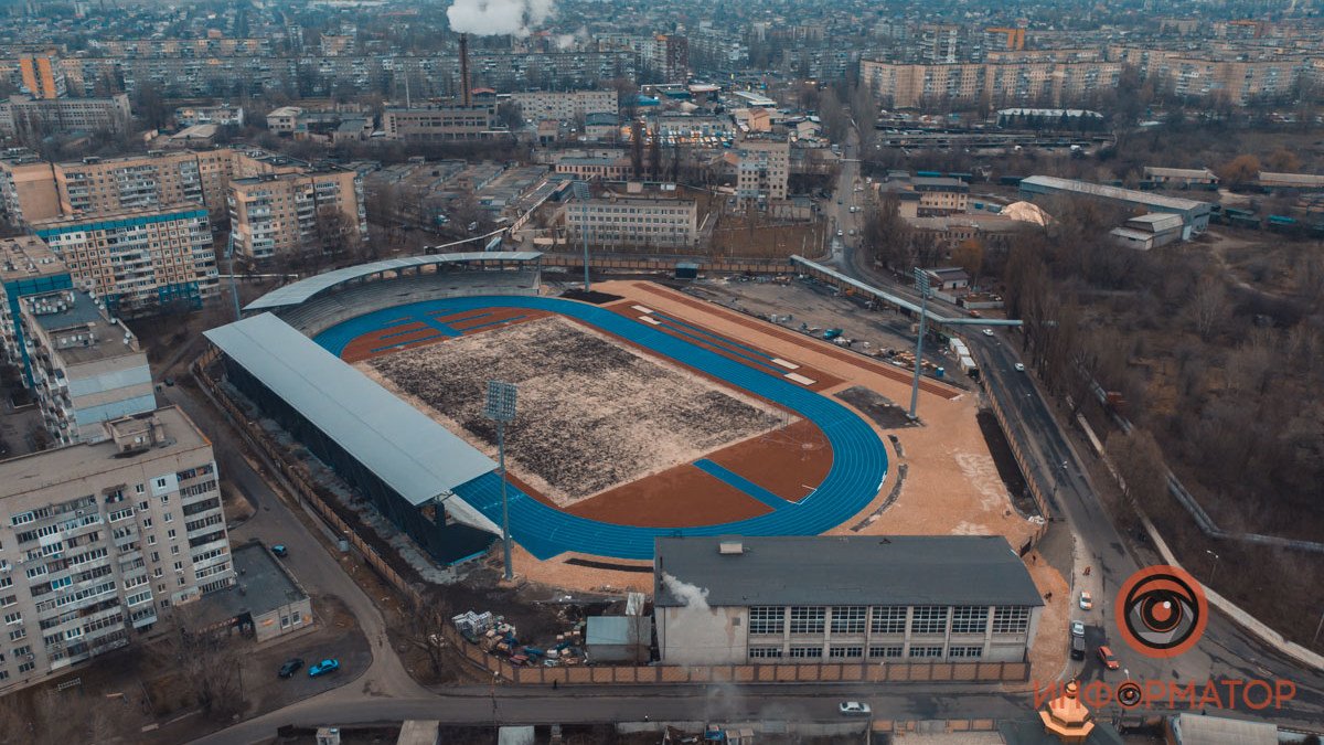 Как выглядит стадион Петра Лайко, который реконструируют в Днепре