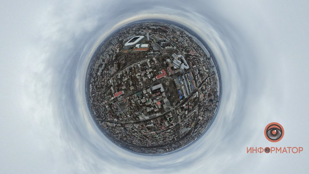 Люби Днепр на все 360: как выглядит город, если вывернуть его наизнанку